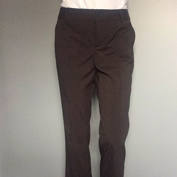 NWT Banana Republic 4 Brown Black Dress Pants - Picture 1 of 9
